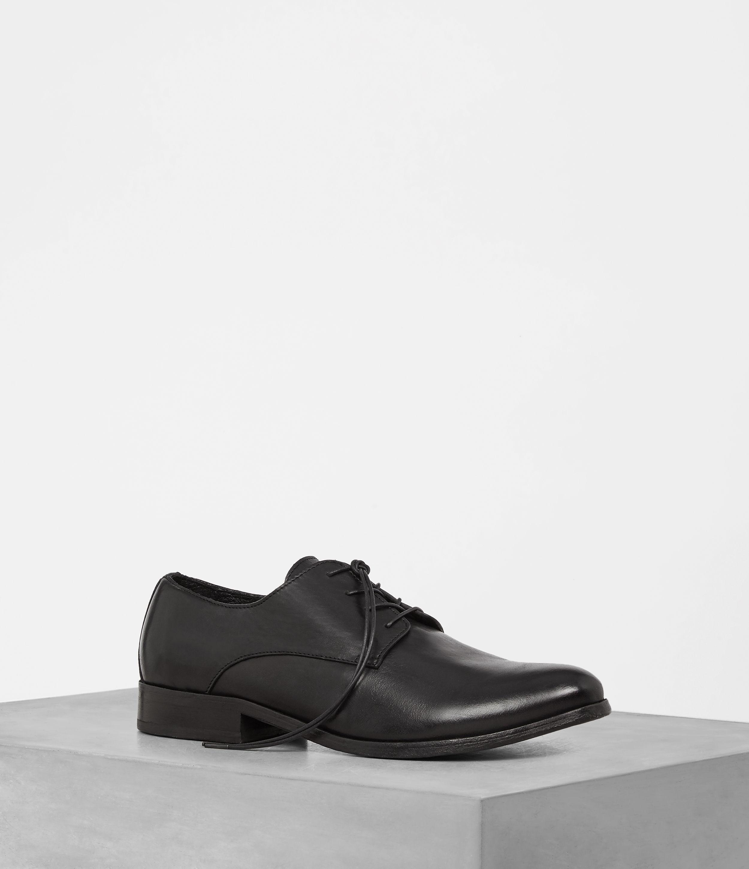 Buy Authentic Men's Black Miter Shoe mens black AllSaints Mens lace ups Buy Authentic Men's Black Miter Shoe mens black AllSaints Mens lace ups